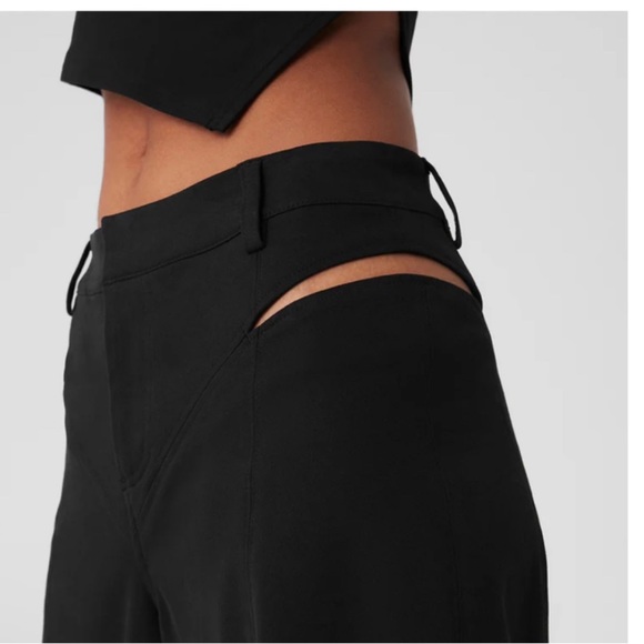 Alo Yoga HIGH-WAIST RISK TAKER TROUSER size small - Picture 5 of 8